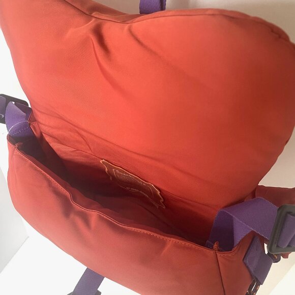 Coach Loop Puffy Wavy Dinky Shoulder Bag Coachtopia CQ859 Deep Orange Light - Picture 10 of 11